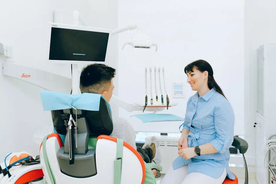 dentist doctor with patent