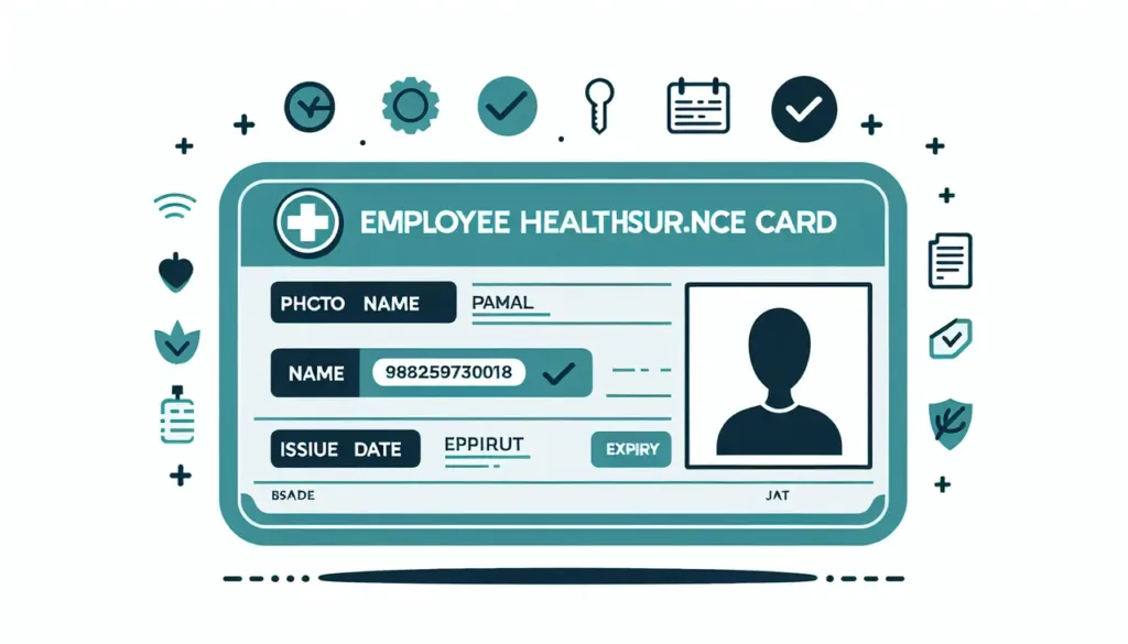 Employee healthsur.nce card